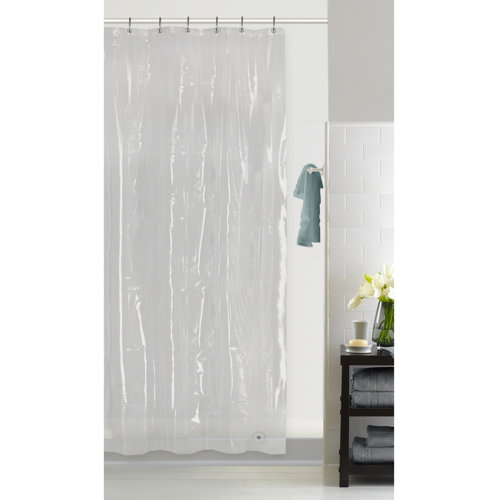 Latitude Run® Baysenie EVA Clear StallSized Shower Curtain Liner
